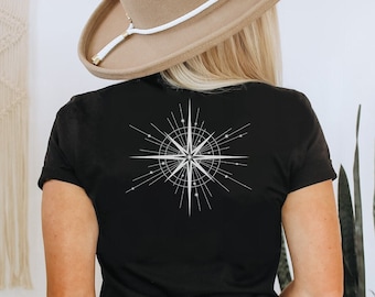 Nesta and Cassian Bargain Tattoo Crew Neck Tee | OFFICIALLY LICENSED | Court of Silver Flames Sarah J. Maas | Nessian Back Tattoo T-shirt