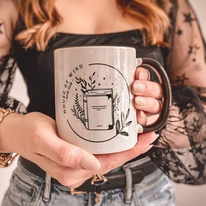 ACOSF House of Wind Book Club Mug | OFFICIALLY LICENSED | Sarah J Maas Court of Silver Flames Mug for Coffee and Tea Sjm Merchandise Velaris