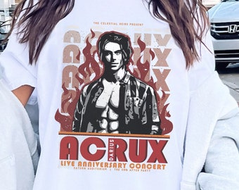 Darius Acrux Vintage Band Tee | OFFICIALLY LICENSED | Zodiac Academy ZA Vega Twins Celestial Heirs Romantasy Bookish Merch Bookworm Gifts