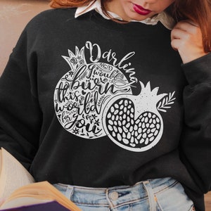 Darling I would Burn this World for You Crewneck Sweatshirt | OFFICIALLY LICENSED | Scarlett St. Clair Hades x Persephone A Touch of Darknes