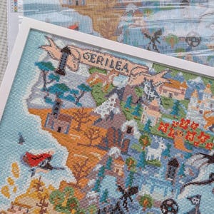 Licensed Erilea Map Diamond Painting Kit | Sarah J. Maas Throne of Glass ToG