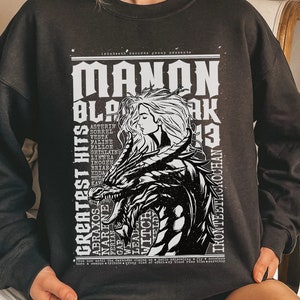 Throne of Glass ToG Manon Blackbeak Band Grunge Sweatshirt | OFFICIALLY LICENSED | Sarah J. Maas SJM Throne of Glass ToG Abraxos Wyvern Book