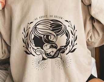 Sudadera con capucha KOTW Emilia y Vittoria di Carlo Sisters Kingdom of the Cursed / Kerri Maniscalco KOTC KOTF Emilia and Wrath Crew Neck