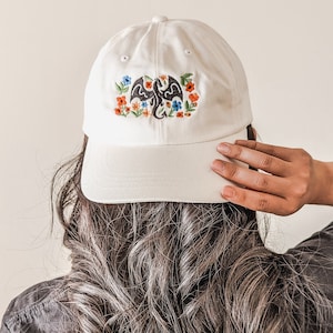 Thron aus Glas ToG Abraxos Floral Dad Hat | OFFIZIELL LIZENZIERT | Sarah J. Maas Fireheart Witchling Princeling Sjm Trucker Cap Dreizehn 13