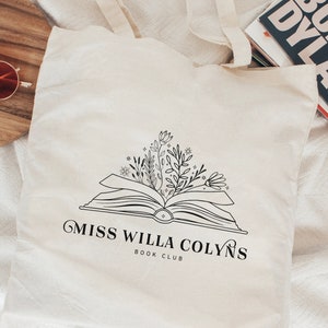 FBAA Miss Willa Colyns TOTE BAG Shoulder Bag Canvas Tote Bag Bookish Tote From Blood and Ash