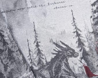 The Thirteen Knit Cardigan | Manon Blackbeak and Abraxos From Now Until The Darkness Claims Us Bookish Sweater