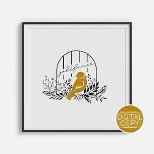 Goldfinch The Plated Prisoner Series Digital Print | Raven Kennedy Books Cupidity Gild Glint Gleam and Glow King Midas Ravinger Auren Rip