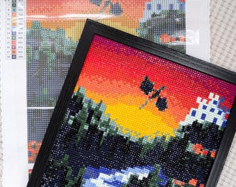 Licensed Terrasen Diamond Painting Kit | Throne of Glass Sarah J Maas ToG