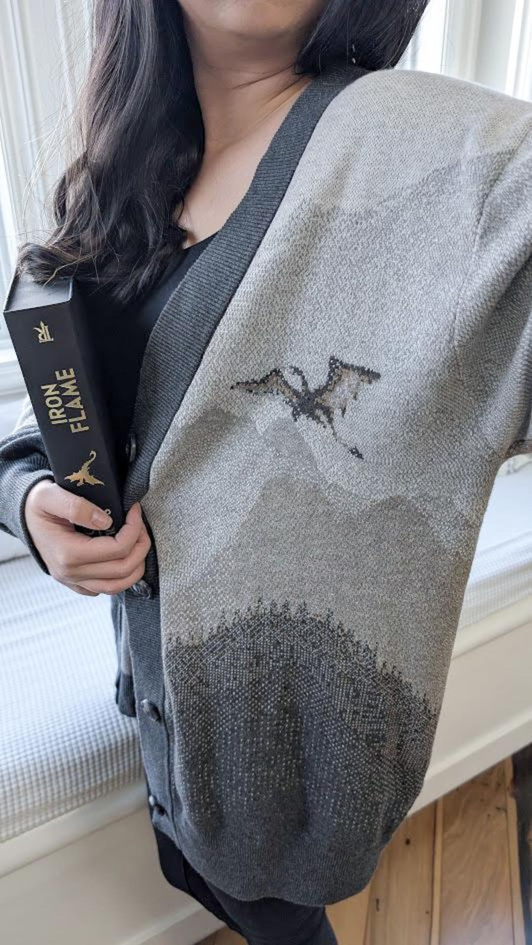 Licensed the Vale Dragons Button-up Knitted Cardigan