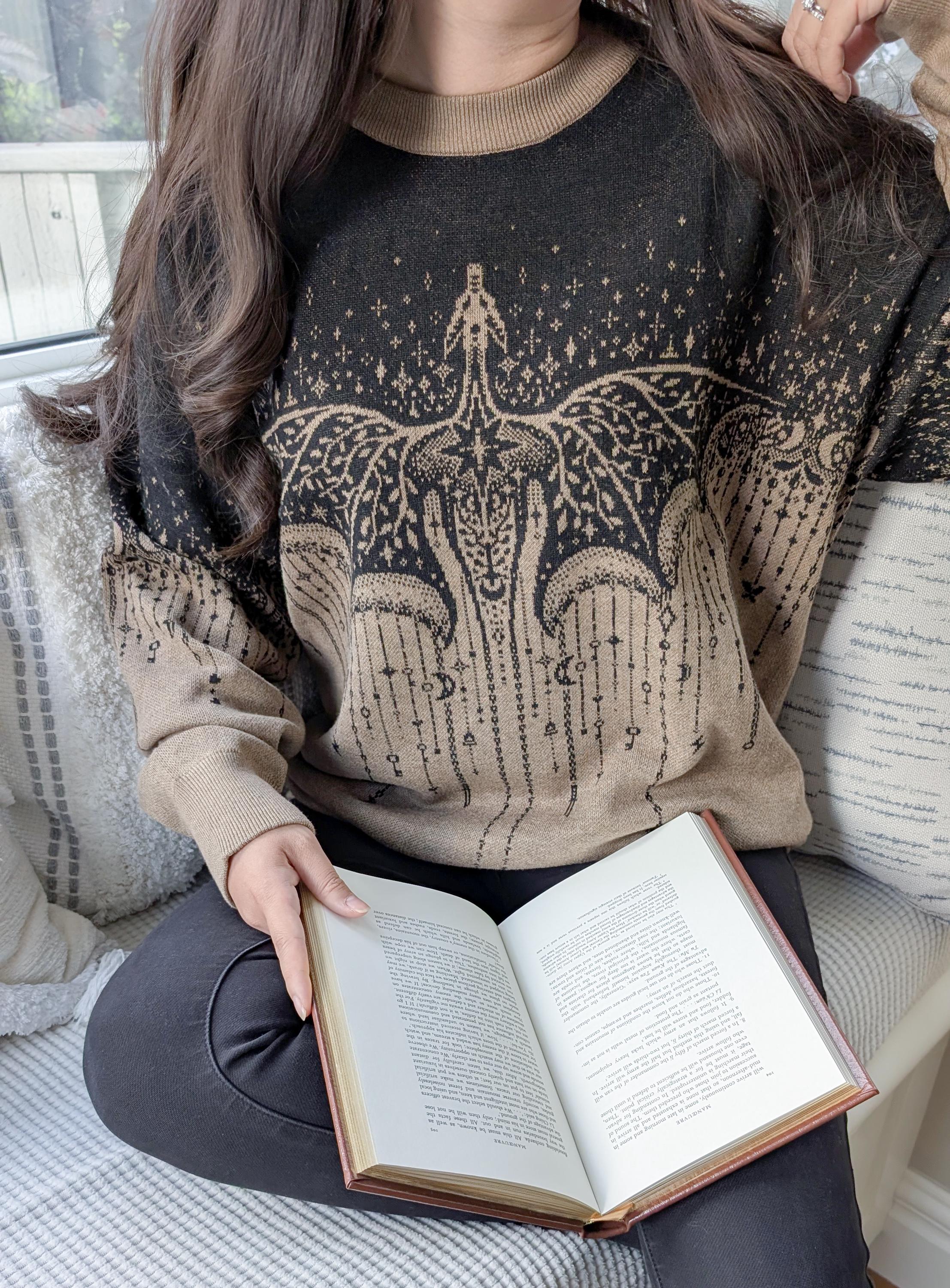 Celestial Dragon Relaxed Fit Knit Sweater - Etsy
