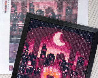 Licensed Lunathion Diamond Painting Kit | Crescent City Sarah J Maas