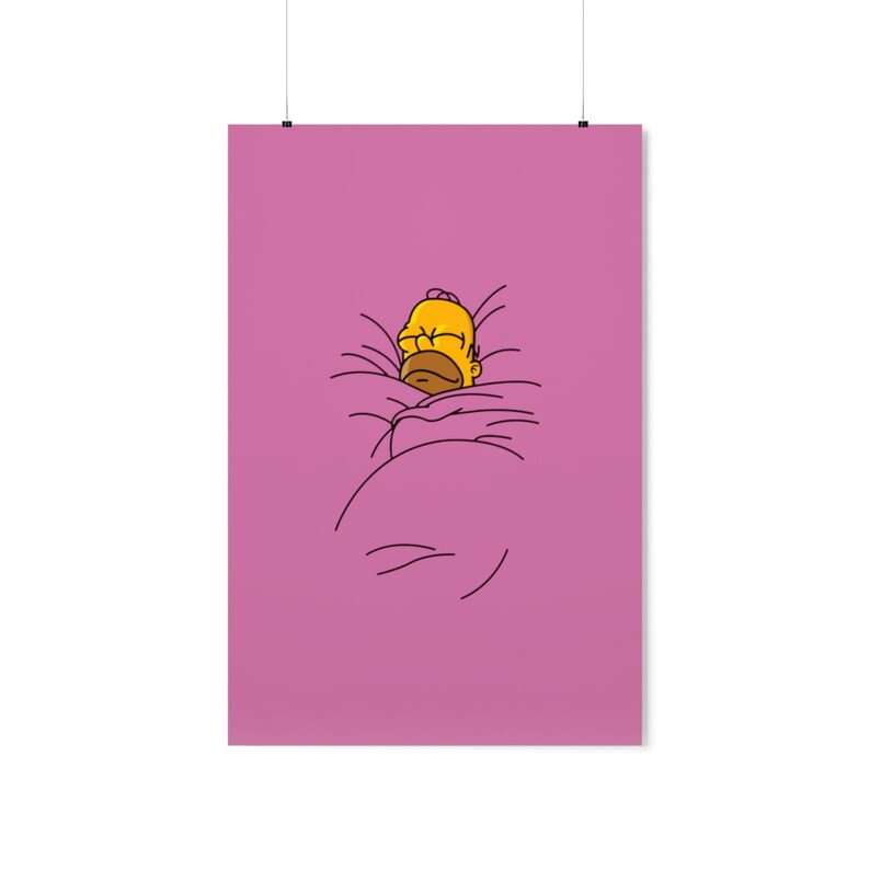 Homer Simpson Toasty Cinnamon Bun Meme Wal Print Premium Etsy