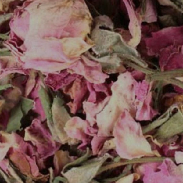 Rose Petals | Dried Pink Rose Petals, Pink Rose Petals, Grown Bulk Dried Herbs Flower Tea Dried Flowers Edible Flowers