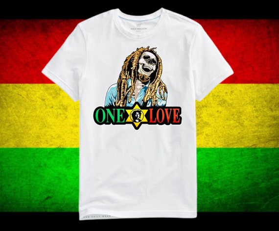 Bob Marley Skeleton Sublimation Graphic 