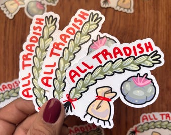 All Tradish Decal | Navajo | Native | Indigenous | Sweetgrass