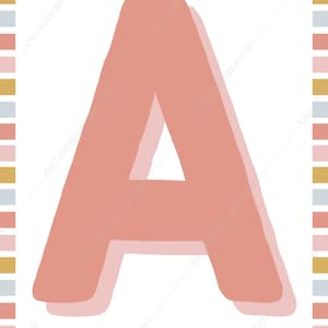 Printable Classroom Alphabet - Etsy