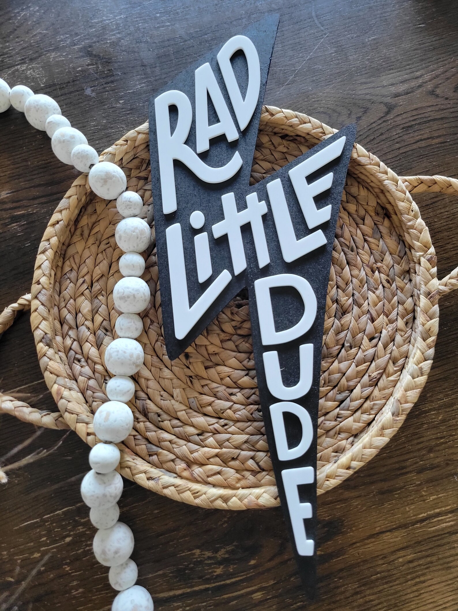 String. Sign Rad Rad Little Dude Sign, Lightning Bolt Sign, Boy Sign, Wall Decor ...