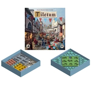 Tiletum Board game Insert STL for 3D Printing