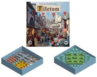 Tiletum Board game Insert STL for 3D Printing