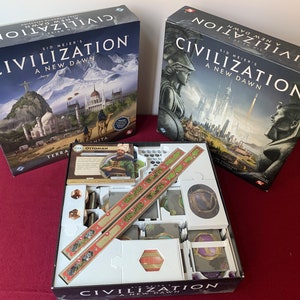Civilization Board Game: A New Dawn + Terra Incognita Insert STL for 3D Printing