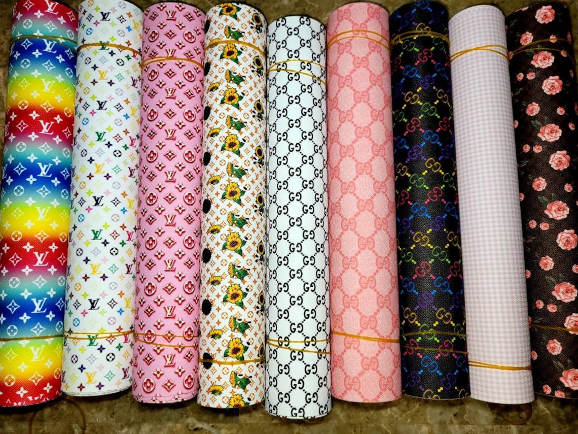 Large faux leather roll same day shipping Etsy