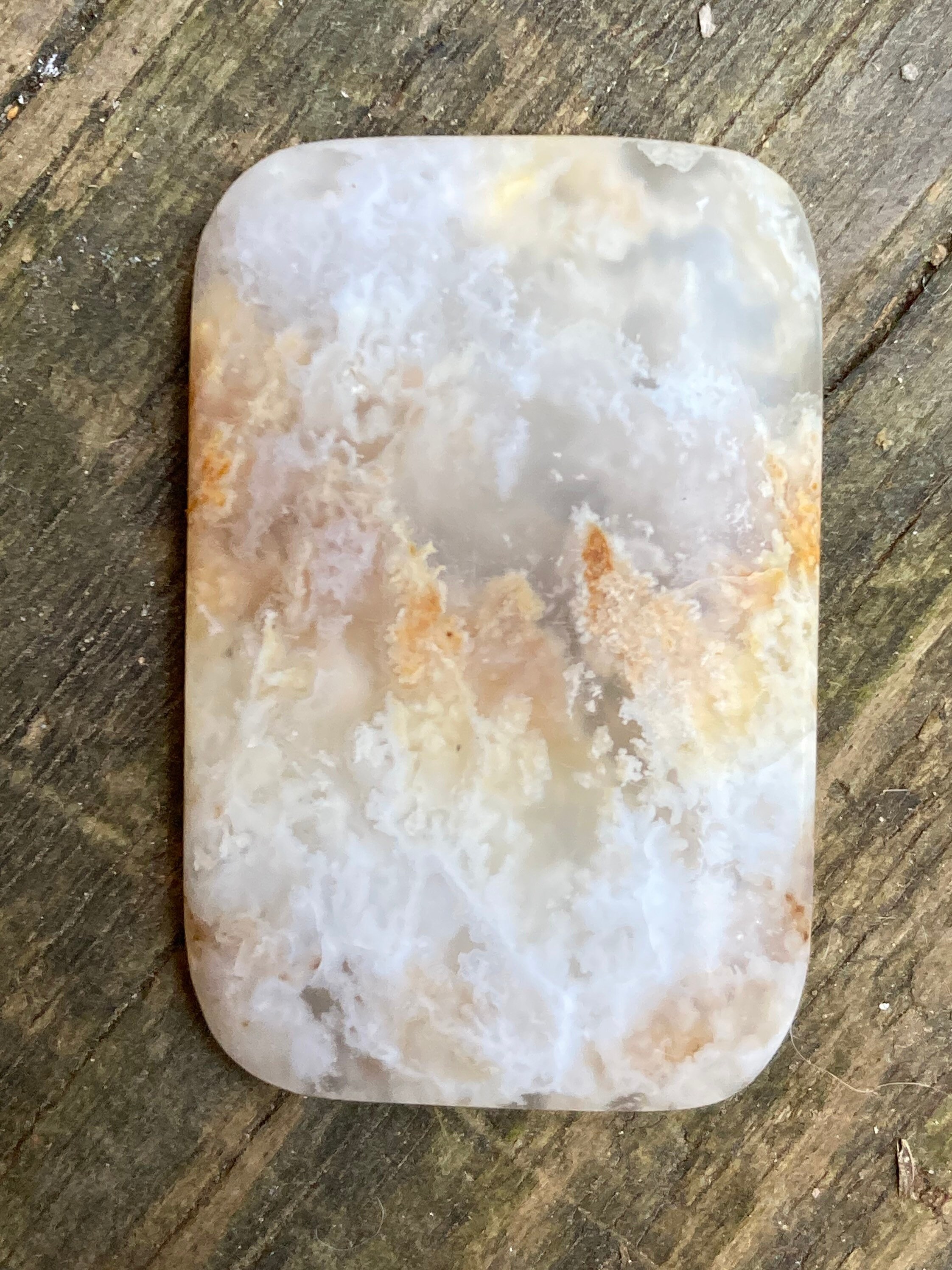 Graveyard Point Plume Agate Rectangular Cab Etsy