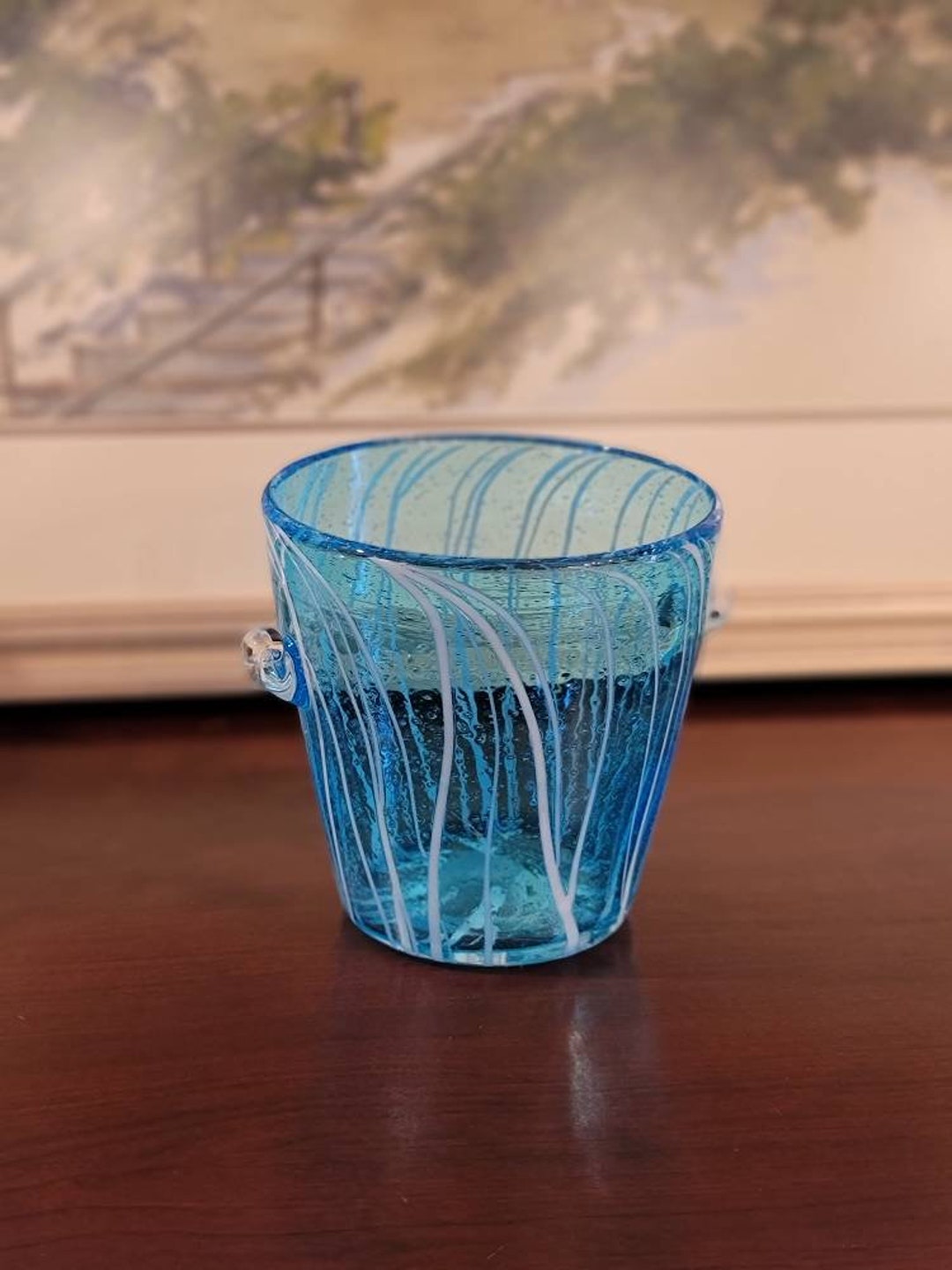 Venini Glass by Disarrono Murano Ice Bucket Etsy