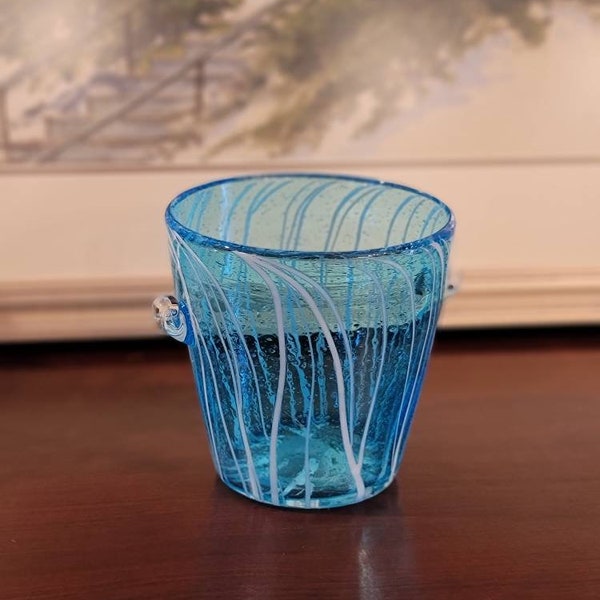 Venini Glass by DiSarrono Murano Ice Bucket