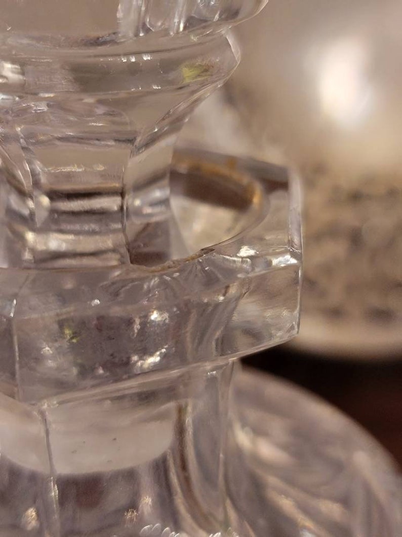 Lead Crystal Decanter Etsy