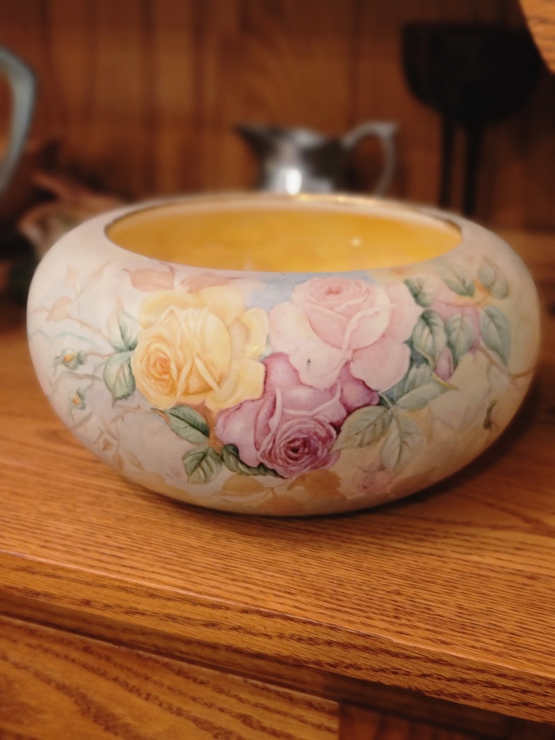 Porcelain Rose Bowl Made in Germany Etsy