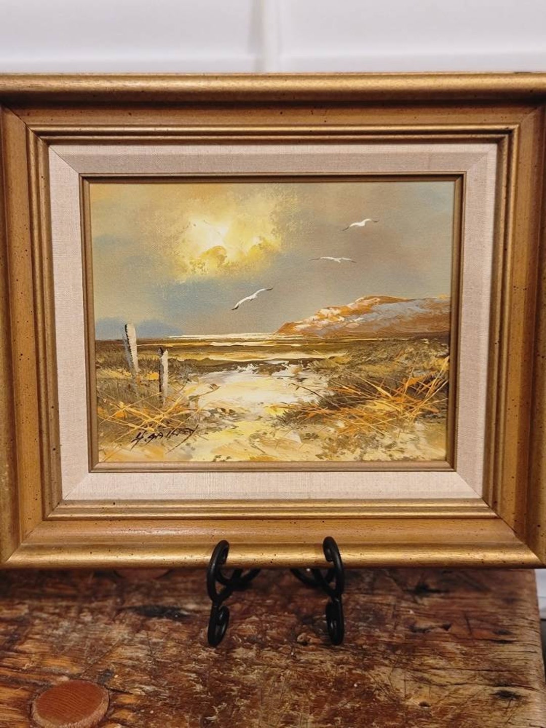 絵画 海 Howard Gailey USA ハワードゲイリー 1986年 購入