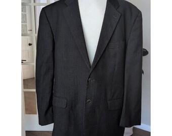 Missoni Designer Herren Dunkelgrauer Zwei-Knopf-Blazer 48L