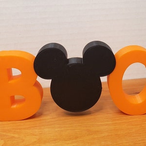 Mickey Boo Shelf Decoration; Mickey Halloween, Disney Halloween; Disney Decor, Mickey Decoration, Mickey Halloween Sign, Mickey Sign