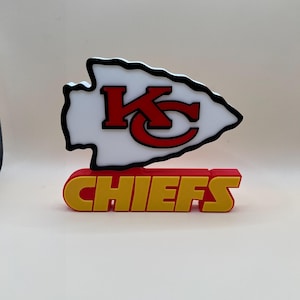 Kansas City Chiefs | Desk Decoration | Chiefs Logo | Shelf Sitter | Football