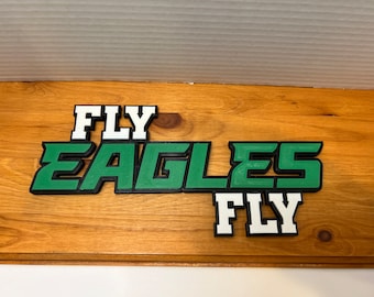 Decoración de pared de los Philadelphia Eagles, "Las águilas vuelan", tamaño estándar