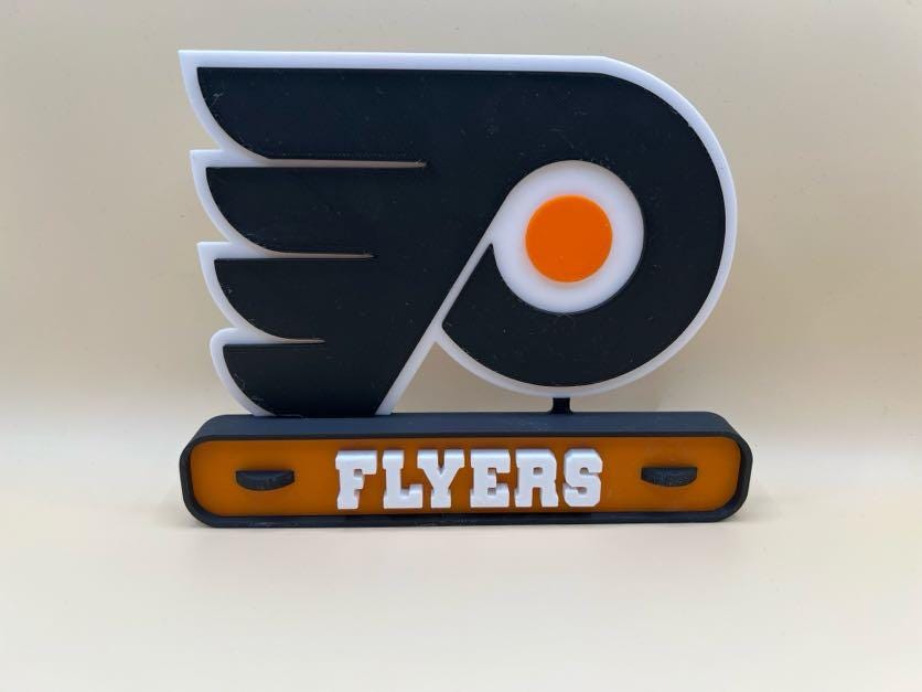 Enseigne Murale Philadelphia Flyers – Bois Fait Main – 15,5 X 10,5 – NHL (occasion)