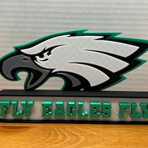 Fliegen Adler fliegen | Philadelphia Eagles | Schreibtisch Dekoration | Adler Logo | Kantenhocker | Fußball