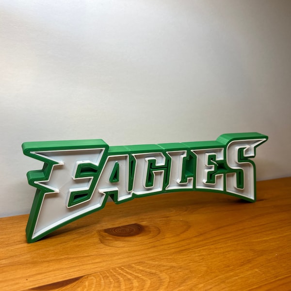 Philadelphia Eagles / Decoración de escritorio / Logotipo de los Eagles / Estantería / Fútbol americano