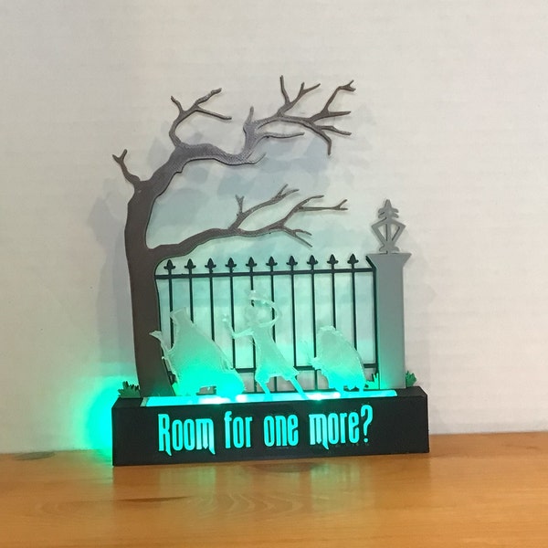 LED Disney Haunted Mansion Ghosts; Disney Halloween; Haunted Mansion; Disney Ghosts; Disney Shelf Sitter