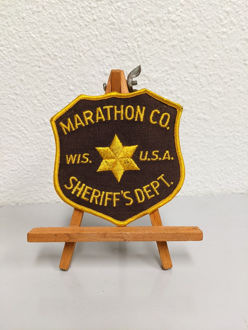 Marathon County Sheriff's Department Wisconsin Ironon Etsy