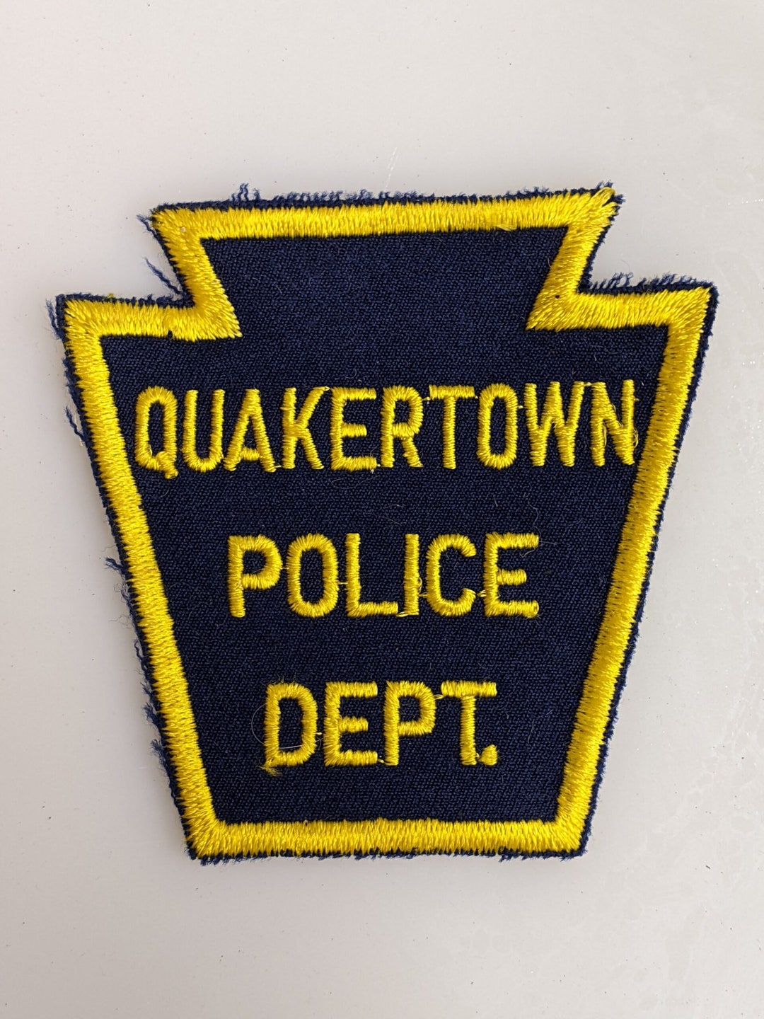 Quakertown Police Department Pennsylvania Sewon Patch 4 X 4 Etsy