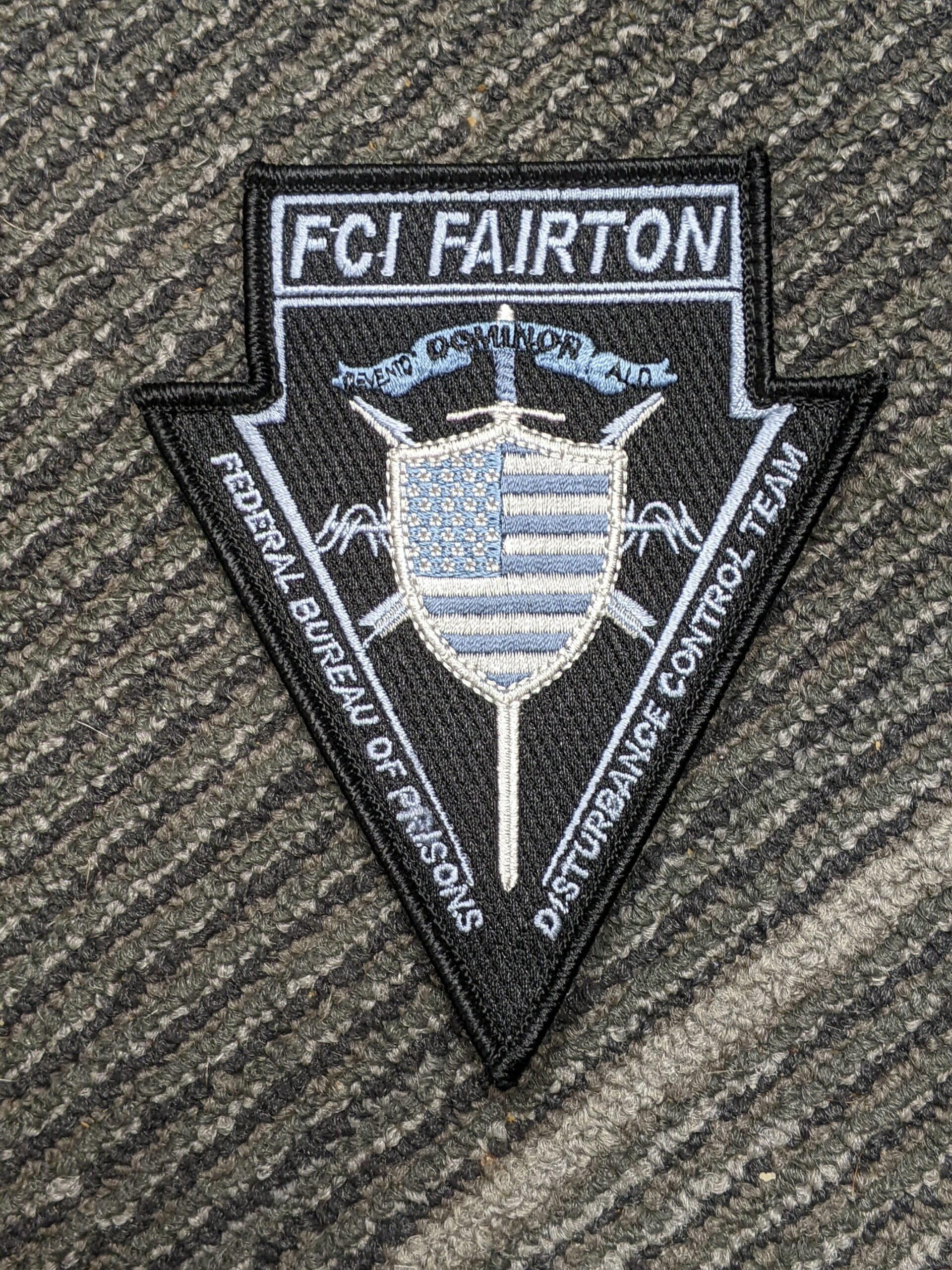 FCI Fairton Subdued Disturbance Control Team Federal Etsy