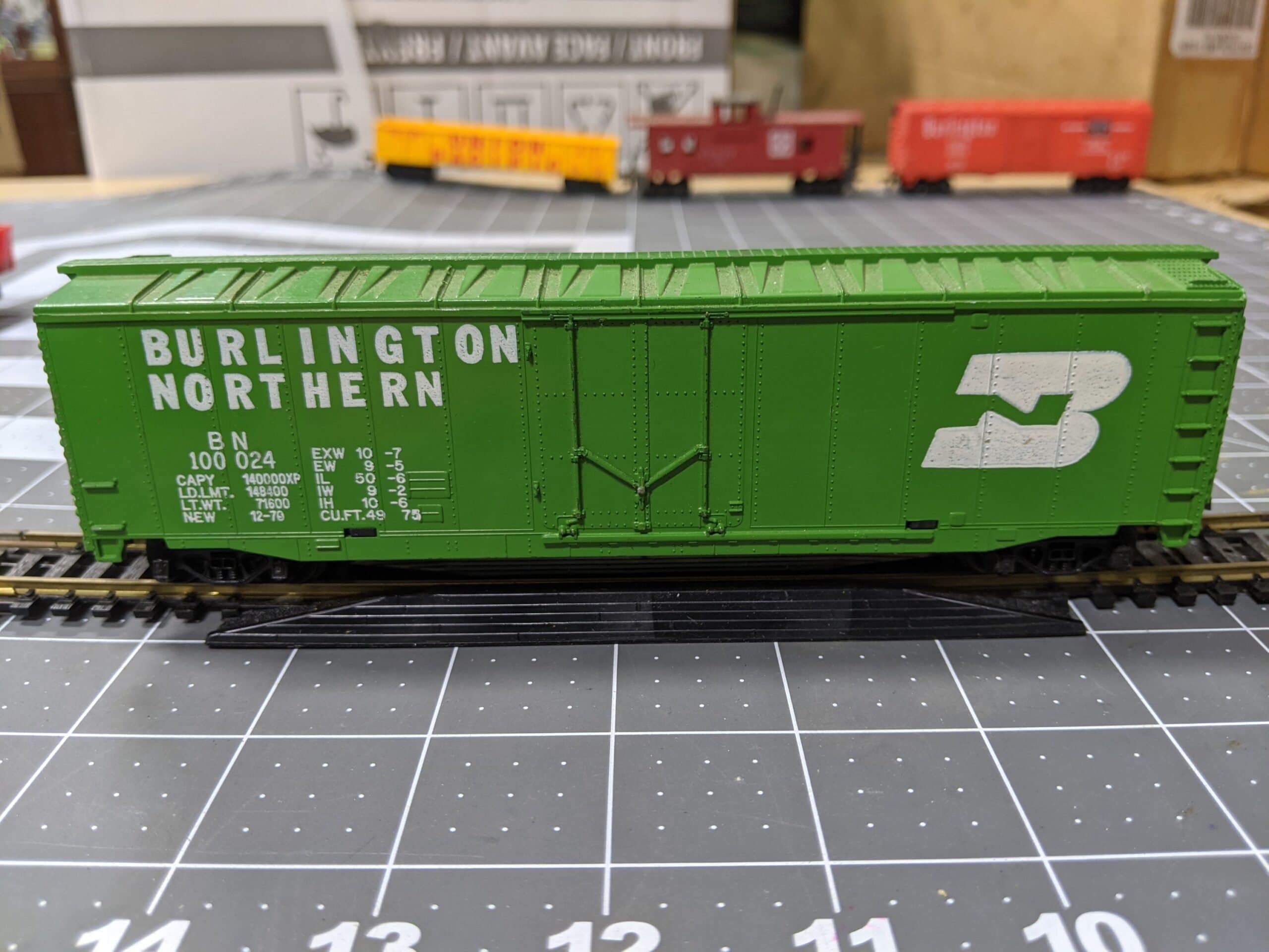Burlington Northern BN100024 HO Scale Box Car Etsy
