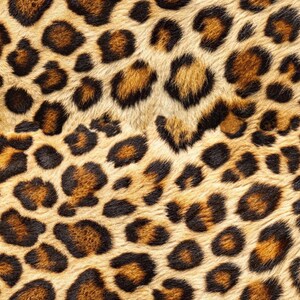 Glamour Leopard Fur Print Peel Stick Wallpaper for Living Room - Wild Animal Print Wall Covering, Temporary Wallpaper for Renters
