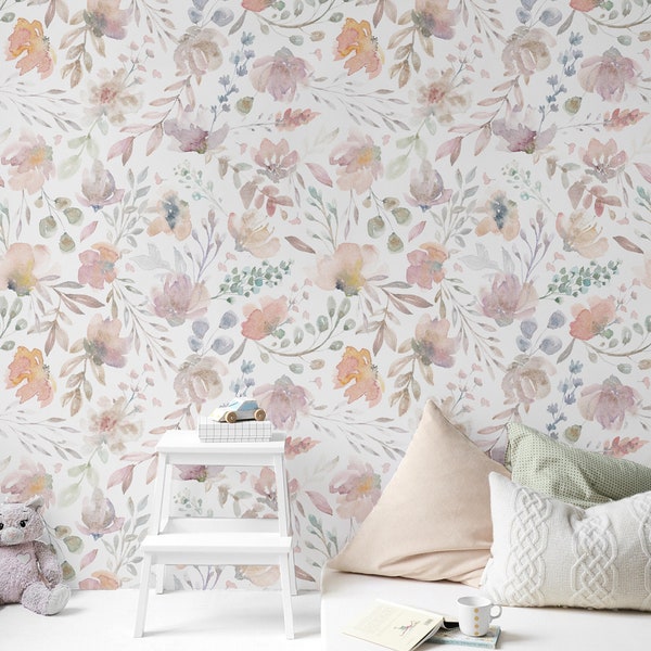 Girls Room Wallpaper Etsy