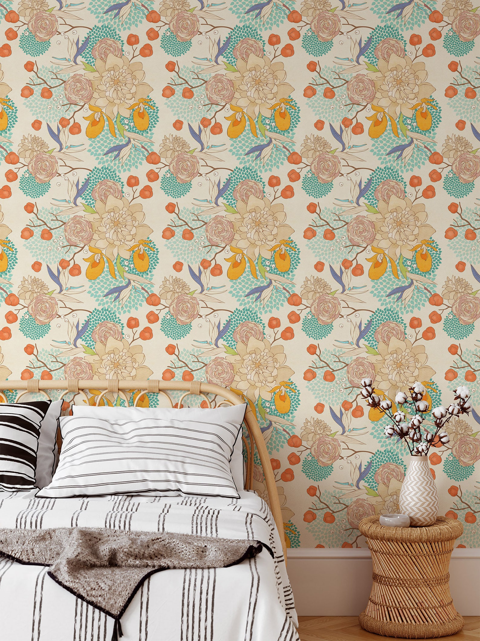 Peel and Stick Wallpaper Terracotta Wallpaper Removable - Etsy