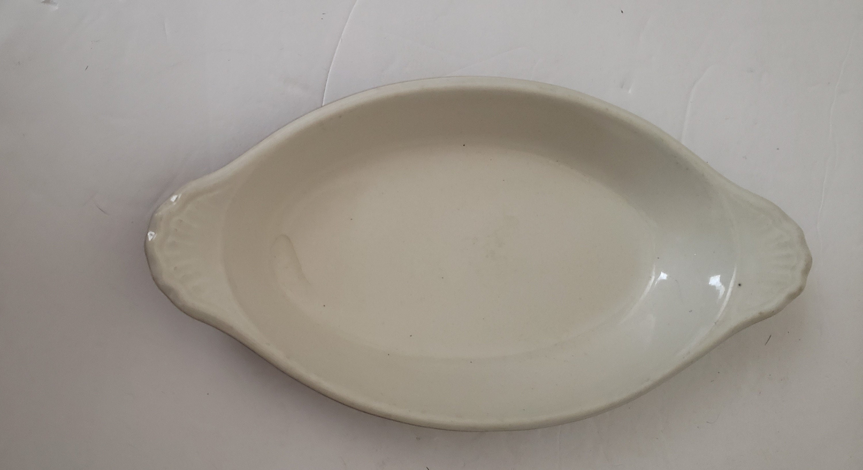 Vintage Hall 528 Oval Au Gratin Baking Serving Dish 9.5 Etsy