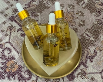 Aceite de Bruja para la Abundancia y la Atracción / Frasco con gotero de 30 ml / Mezcla ritual artesanal