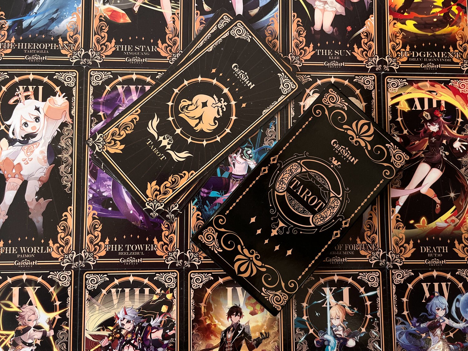 Cartas Tarot Genshin Impact X 56 Chibi Kokoro