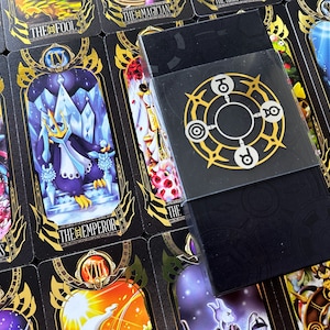 Jeu de cartes complet Pokémon | Tarot 78 cartes magnifiquement imprimées